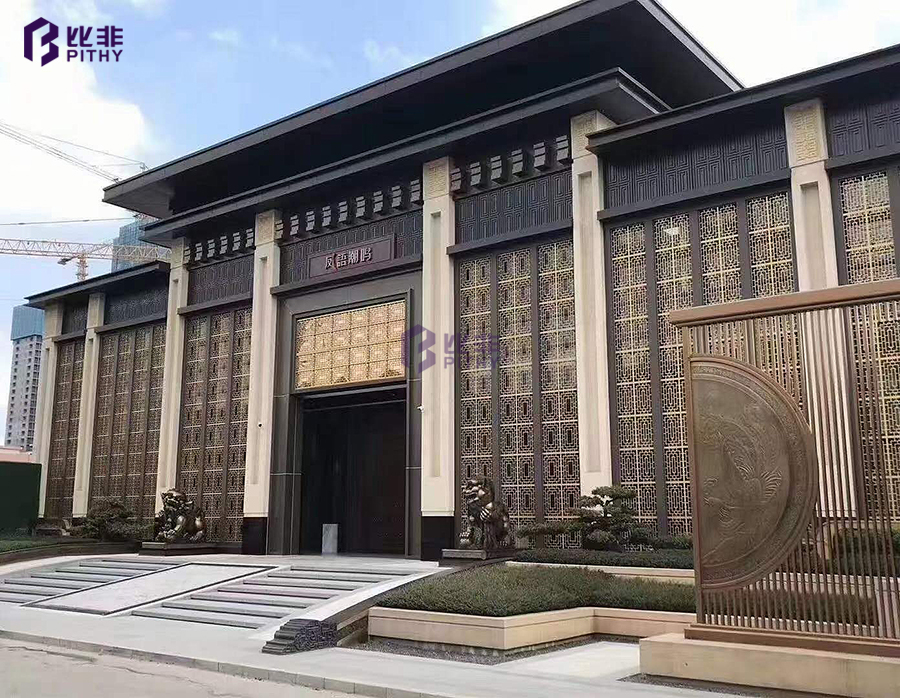 酒店不锈钢门套