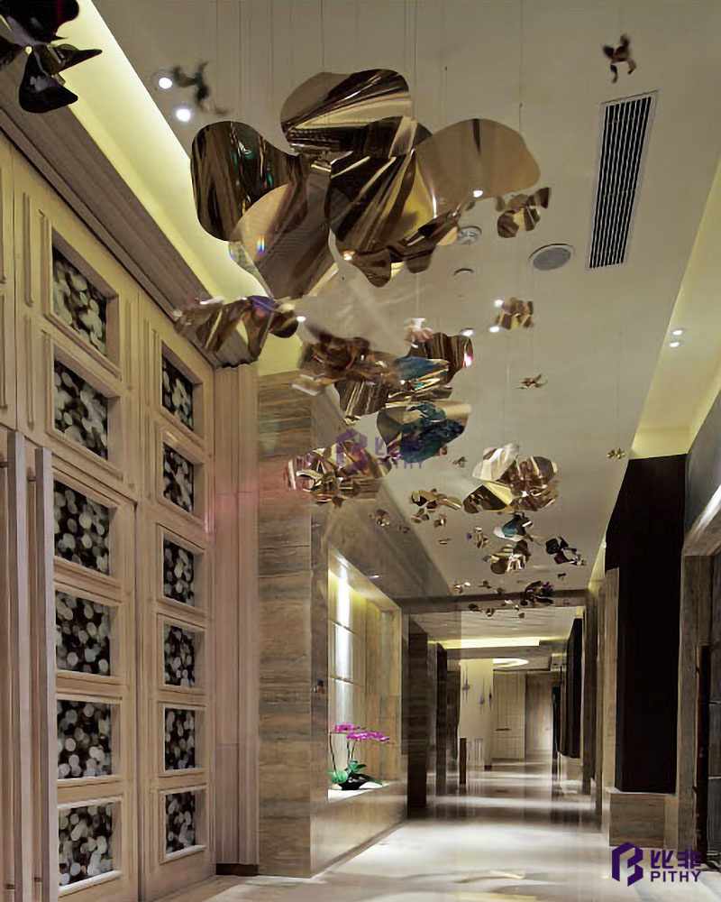 不锈钢花瓣软装