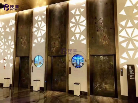 豪华酒店全不锈钢金属装饰制品从室外到室内