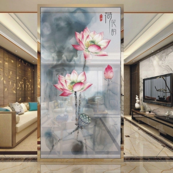 艺术玻璃屏风
